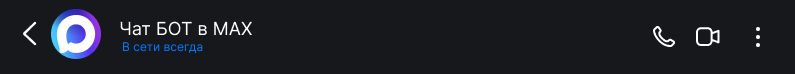 Chat header